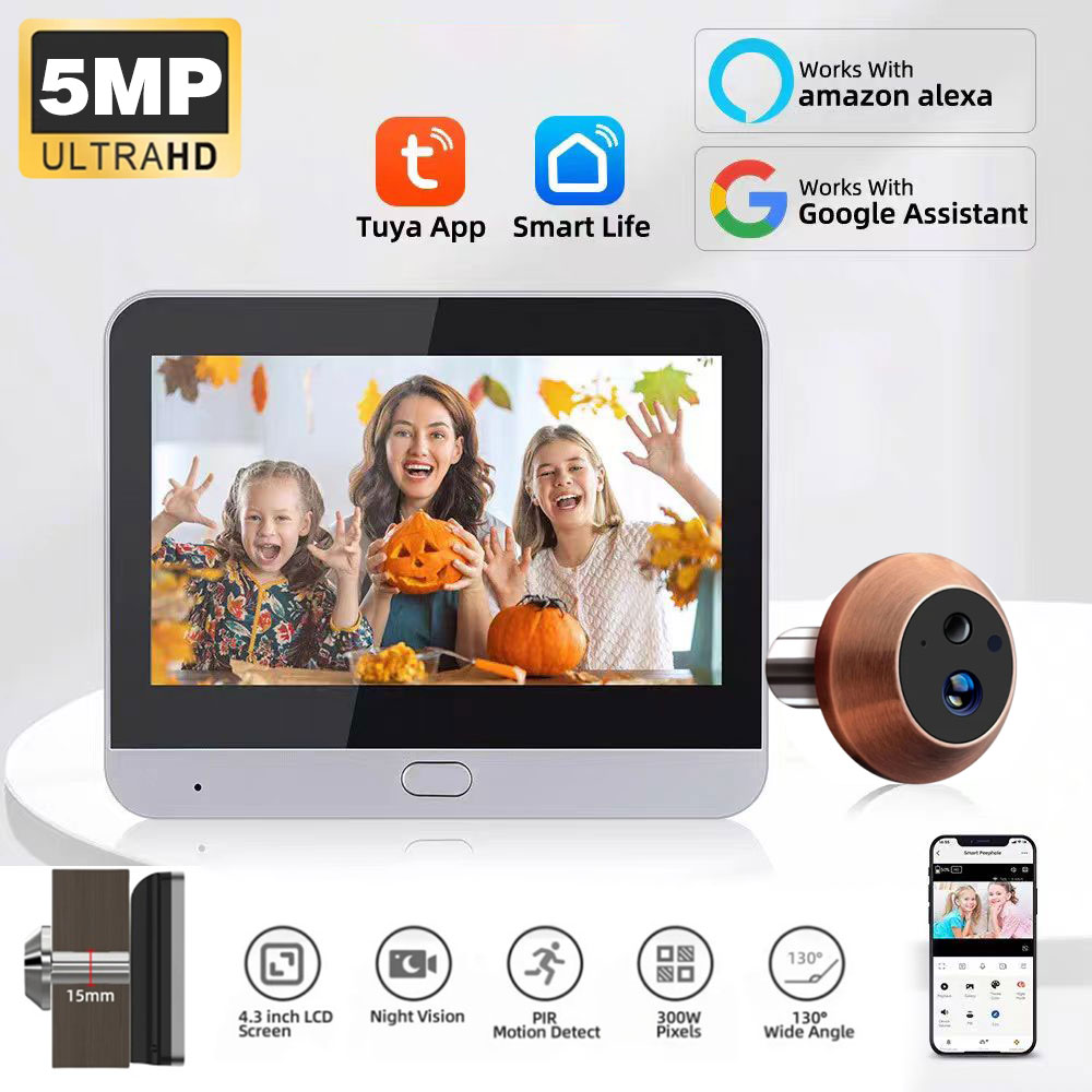 Mini Tuya SmartLife WiFi 5MP V - Home Security Google Camera 评论和价格