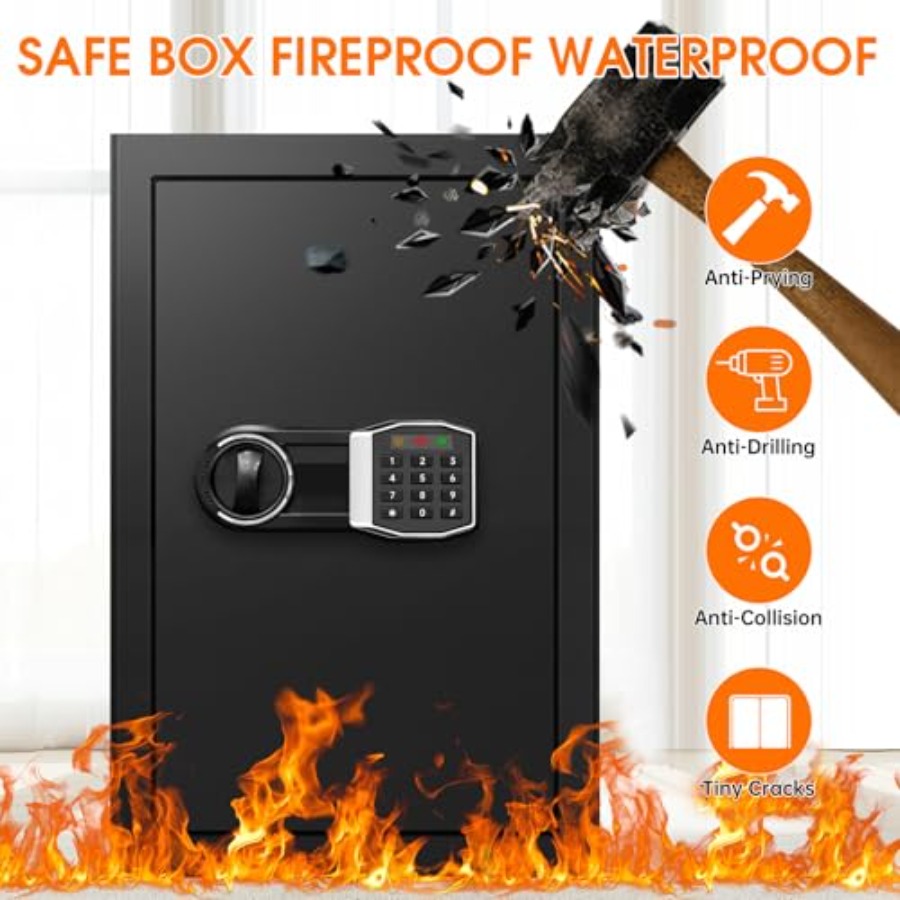Home security safe: 3.4 cu ft  - Home Security Keypad 评论和价格