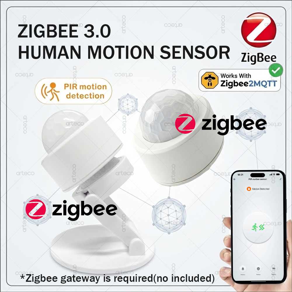 Zigbee 3.0 Mini PIR Motion Sen - Home Security With Alarm 评论和价格