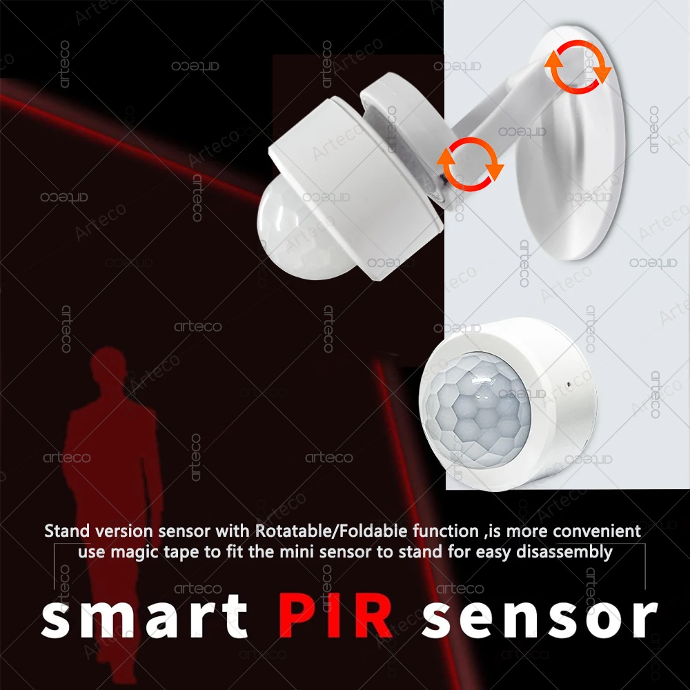 Zigbee 3.0 Mini PIR Motion Sen - Home Security With Alarm 评论和价格