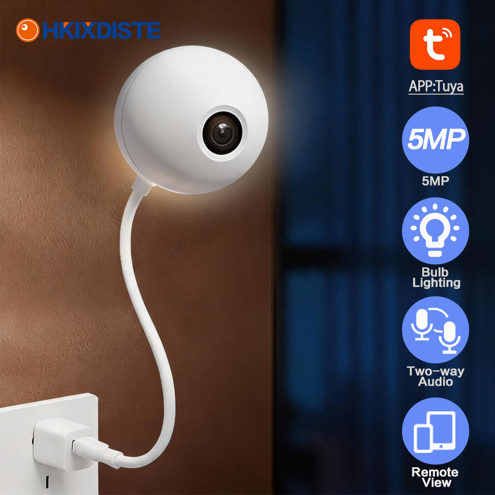 5MP Tuya Wifi Mini USB Light B - Home Security Flood Lights 评论和价格