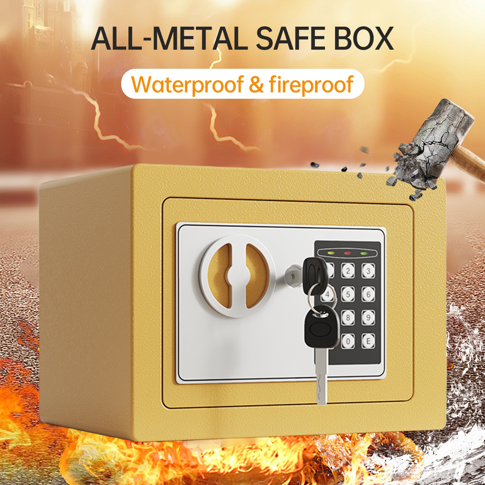 Home Safes Fireproof Waterproo - Home Security Keypad 评论和价格