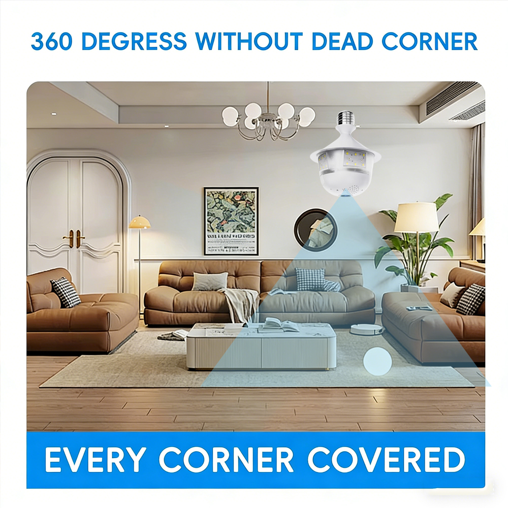 Bulb Indoor Camera Security In - Home Security Flood Lights 评论和价格