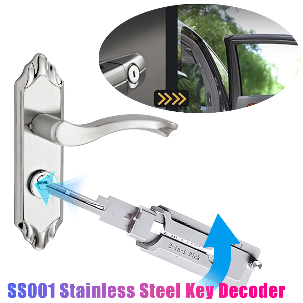 SS001 Key Decoder Stainless St - Lock Picking Set 评论和价格