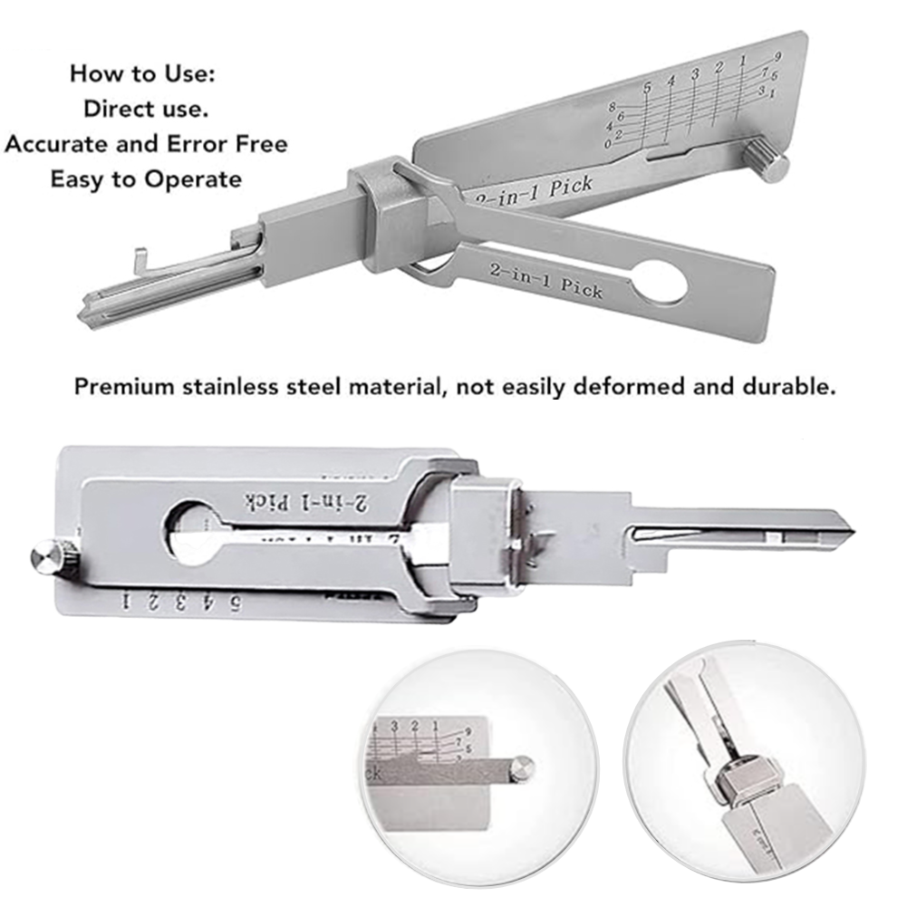 SS001 Key Decoder Stainless St - Lock Picking Set 评论和价格