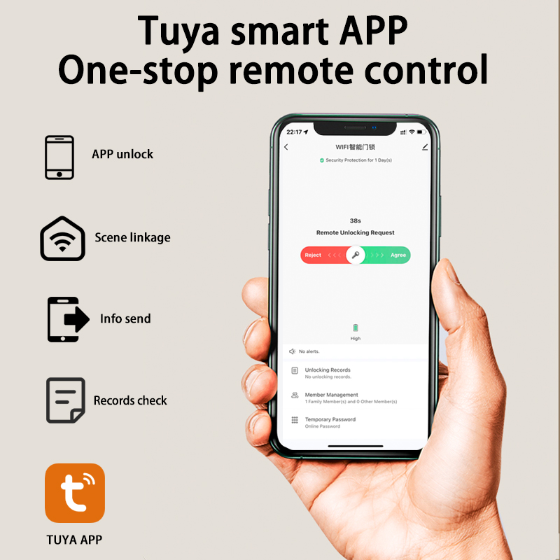 Tuya Smart Lock Wirelss With F - Home Security Keypad 评论和价格