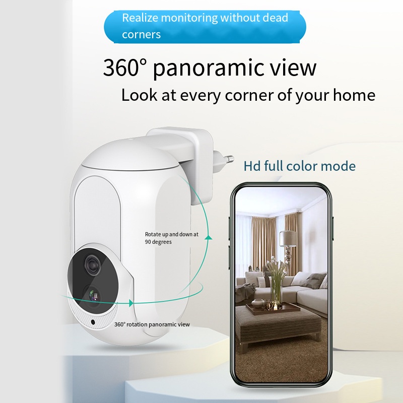 Tuya Wall Plug In Camera Wifi  - Home Security Google Camera 评论和价格