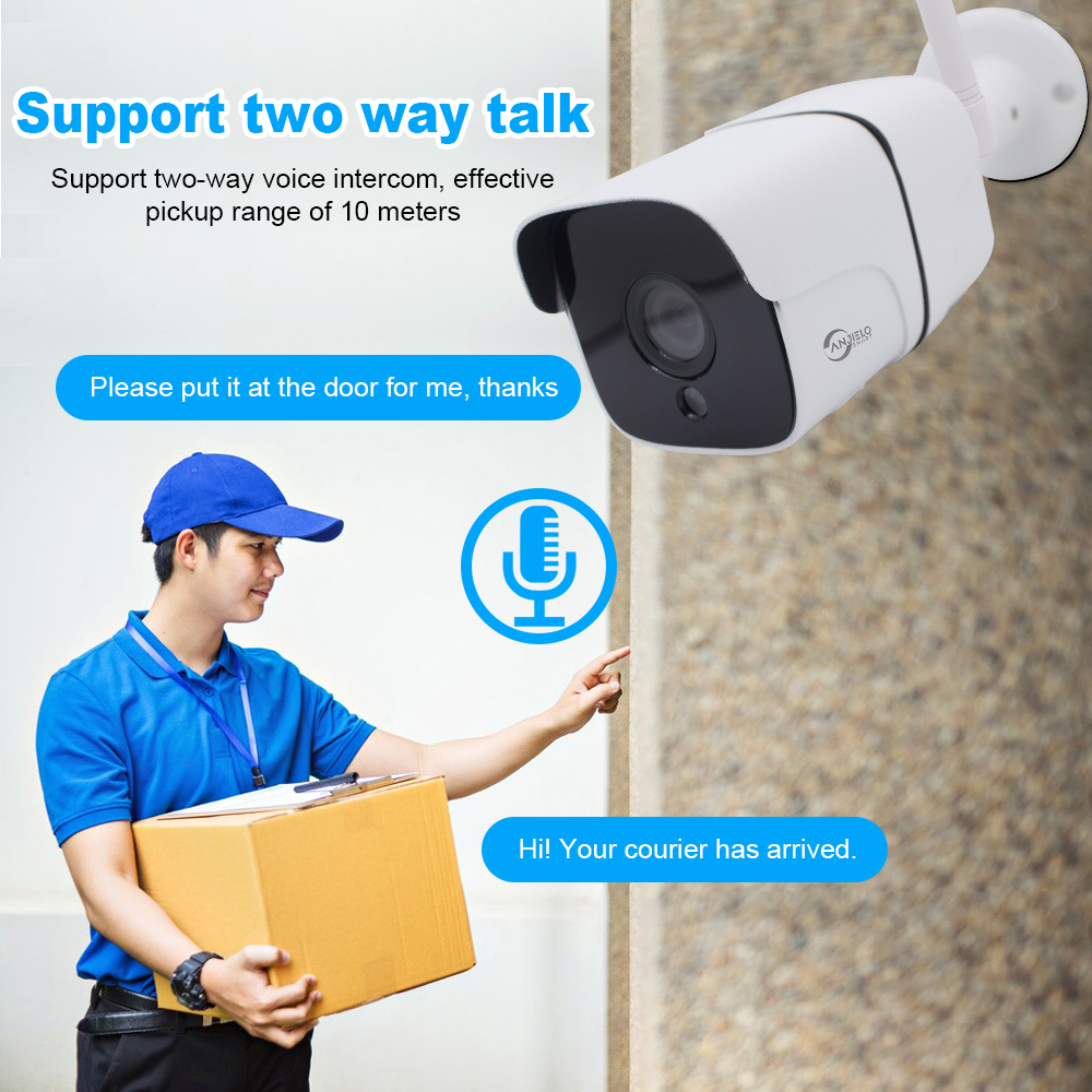 ANJIELO IP Camera 2MP Tuya WIF - Home Security Cameras Uk 评论和价格