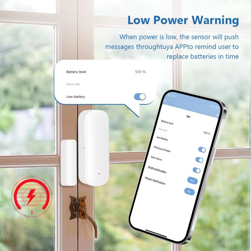 ZigBee Door Window Sensor Wire - Home Security With Ai 评论和价格