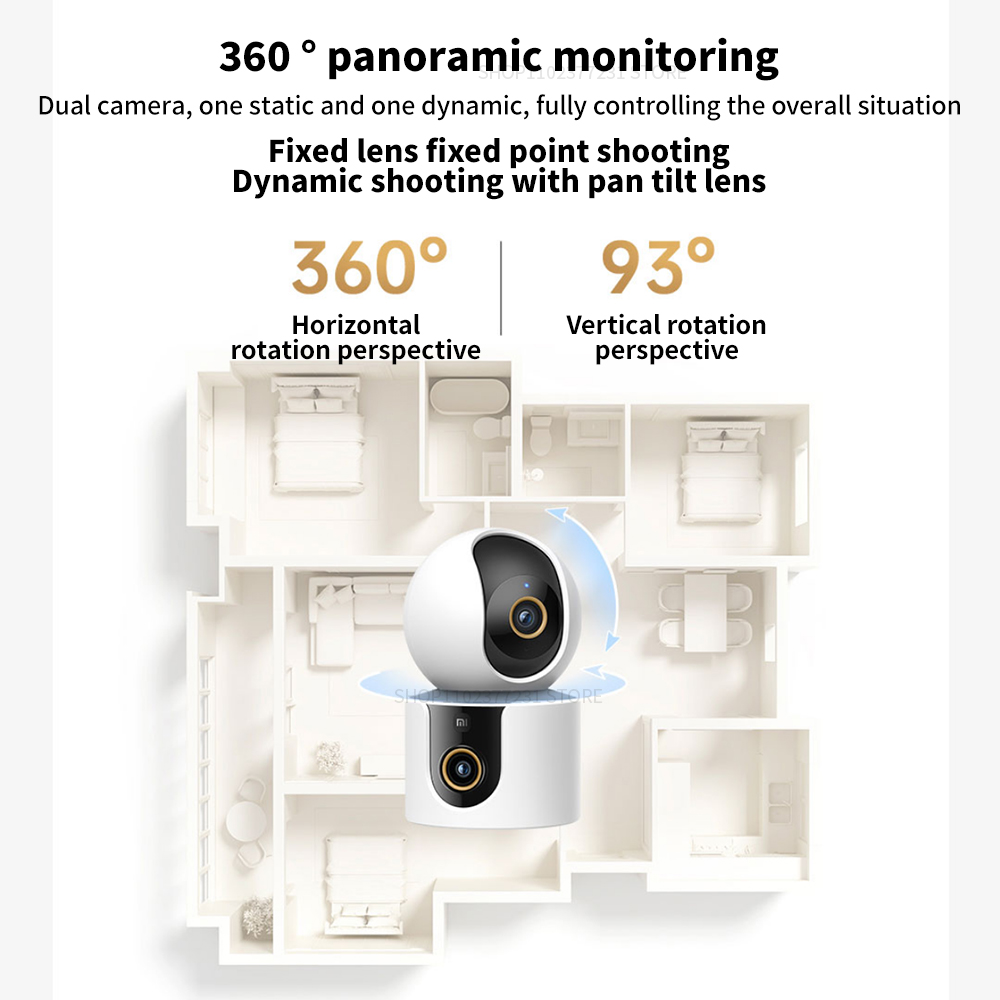 2025 Xiaomi Smart Camera C500  - Home Security Camera 360 Xiaomi 评论和价格