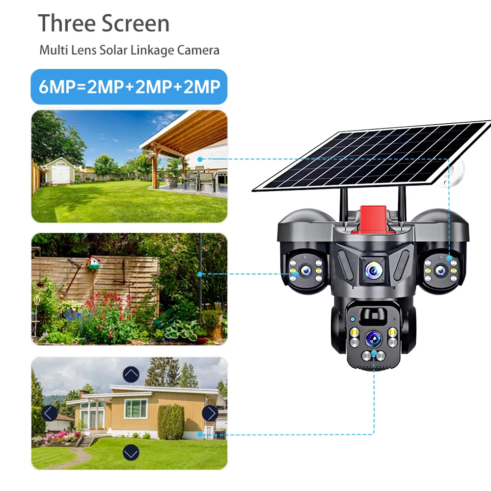 KERUI Outdoor PTZ 6MP 4G SIM W - Home Security And Cctv 评论和价格