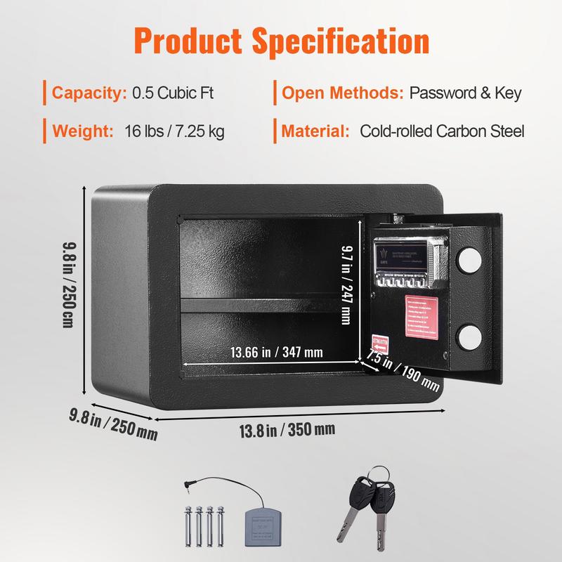 Security Locker 0.5 Cubic Feet - Home Security Keypad 评论和价格