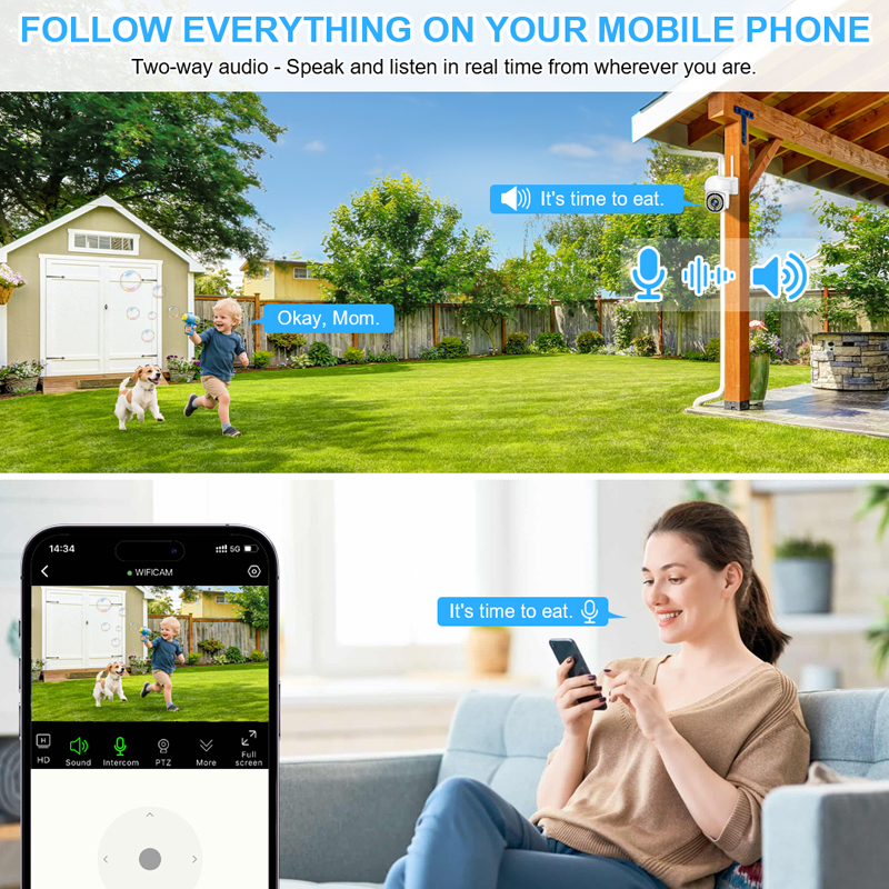Smar 3MP Wireless CCTV Securit - Home Security Indoor Cameras 评论和价格