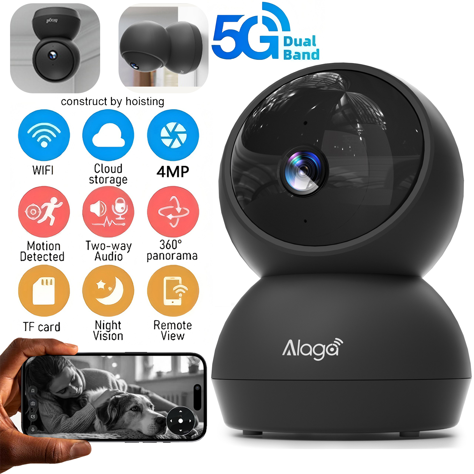 2K 3MP HD Indoor Home Smart Se - Home Security Google Camera 评论和价格