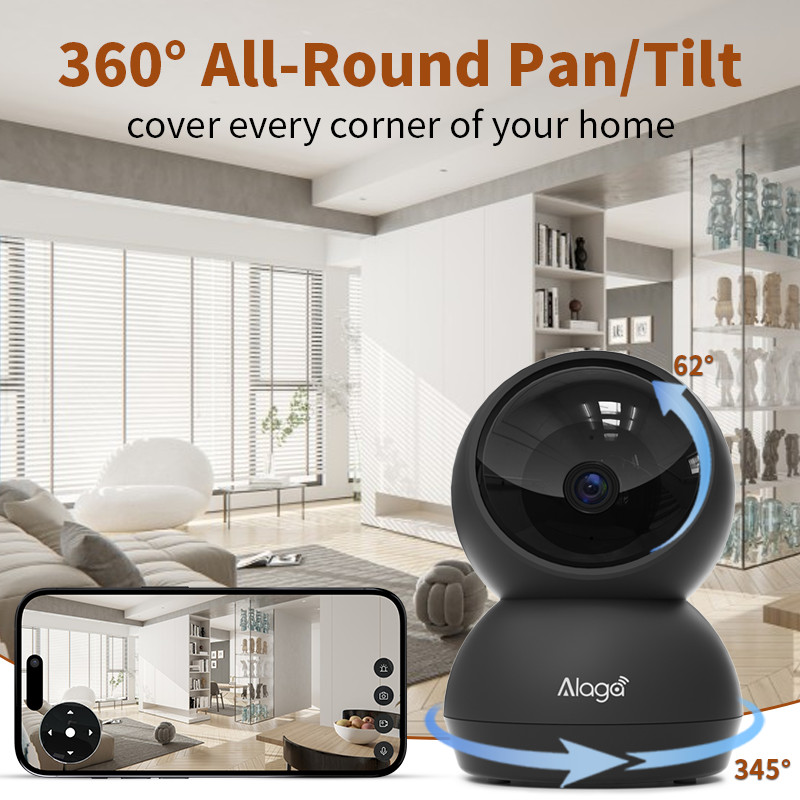 2K 3MP HD Indoor Home Smart Se - Home Security Google Camera 评论和价格