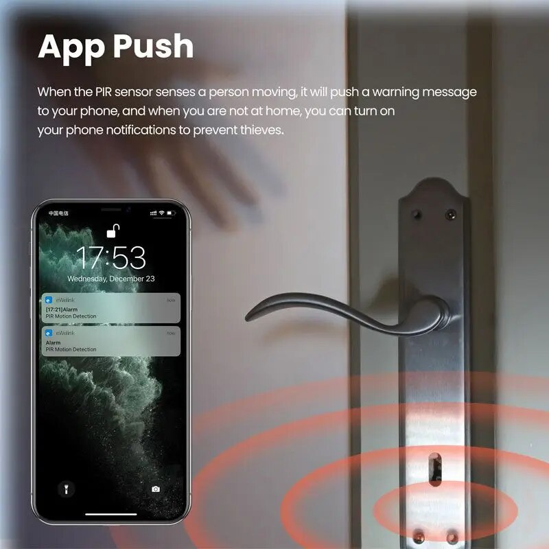 Zigbee Mini PIR Motion Sensor  - Home Security With Alarm 评论和价格