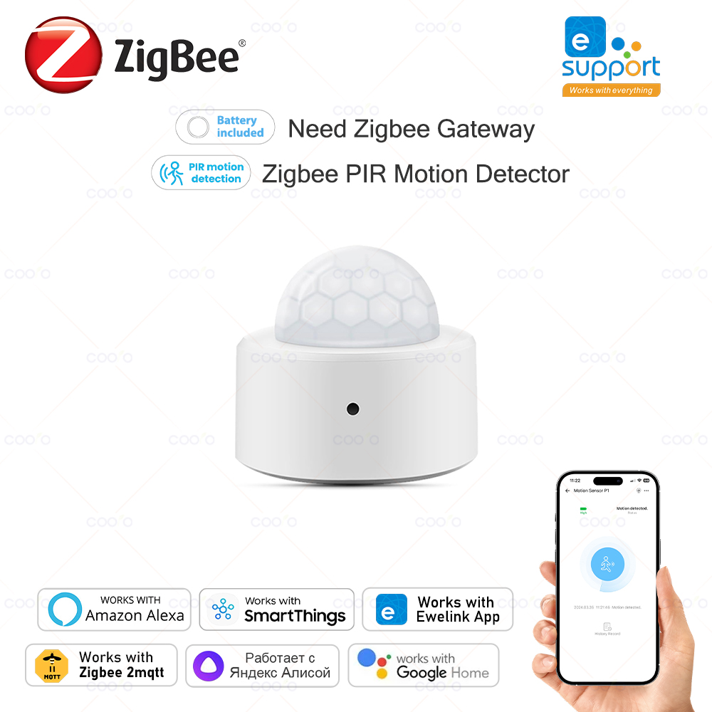 COOLO Zigbee 3.0 PIR Motion Se - Home Security With Alarm 评论和价格