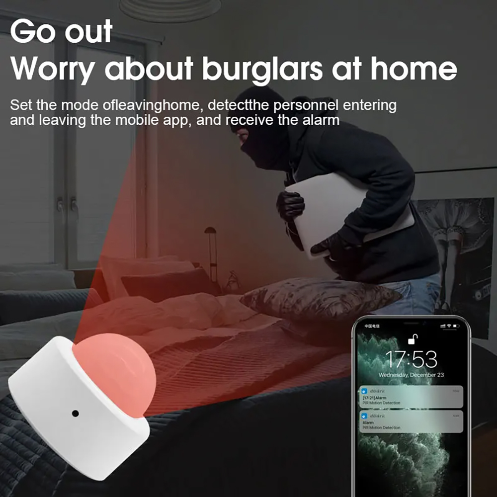 COOLO Zigbee 3.0 PIR Motion Se - Home Security With Alarm 评论和价格