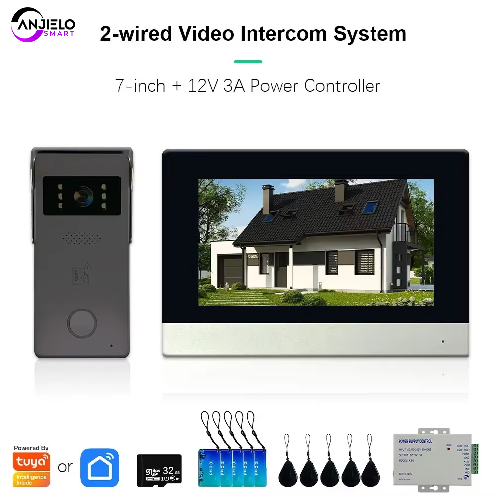 ANJIELO Tuya Smart Video Doorb - Home Security Cameras Uk 评论和价格