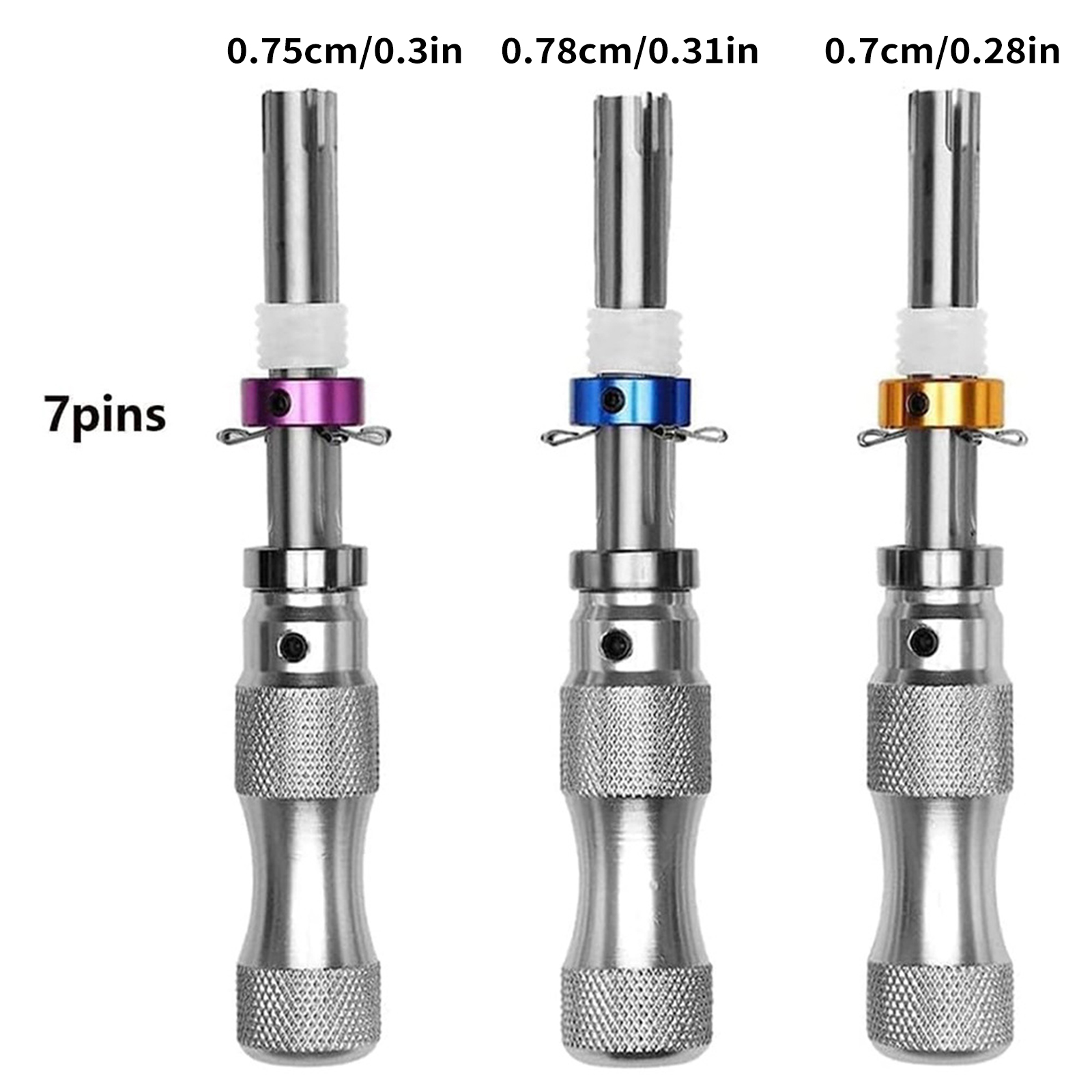 7 Pins Tubular Lock Pick Tool  - Lock Picking Set 评论和价格