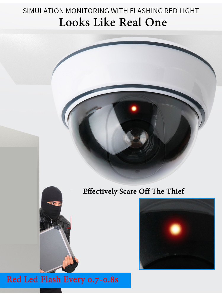 Creative Black/White Fake Dome - Home Security And Cctv 评论和价格