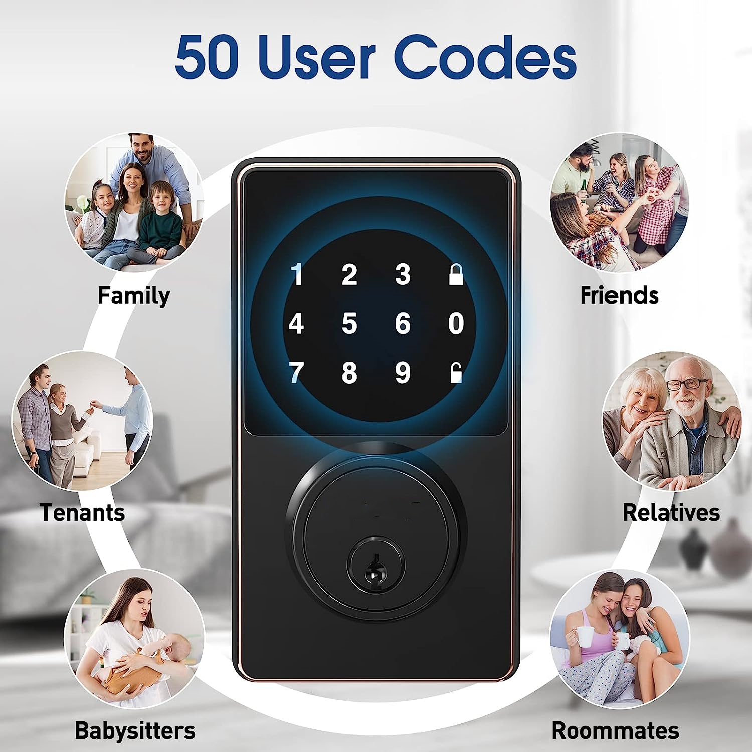 Smart Lock with password, Keyl - Home Security Keypad 评论和价格